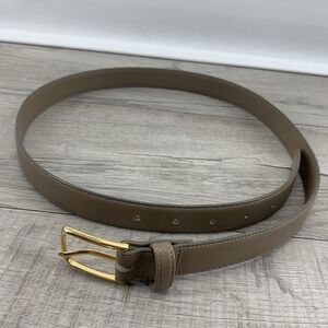 Henry Grethel belt men's 36 Tan full grain Glove leather